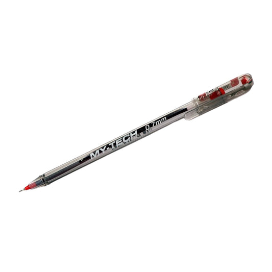 Pensan 2240 My Tech Ballpoint Pen 0.7 Mm 12 Pieces - Red