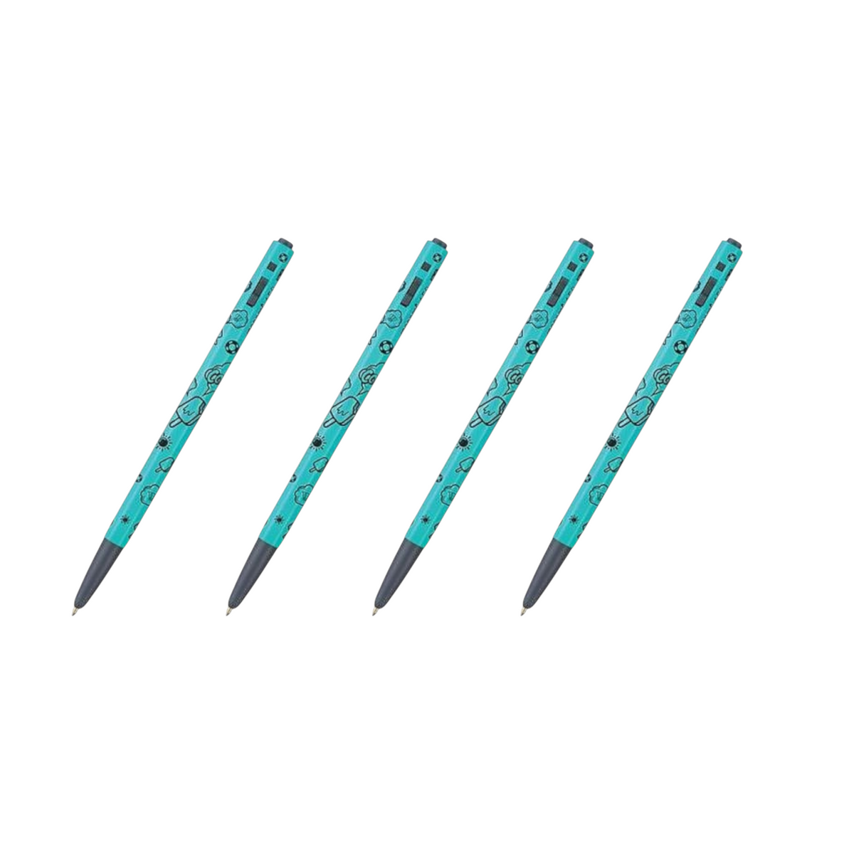 Monami Oil pen 153 cartoon 0.5mm Soda Sky