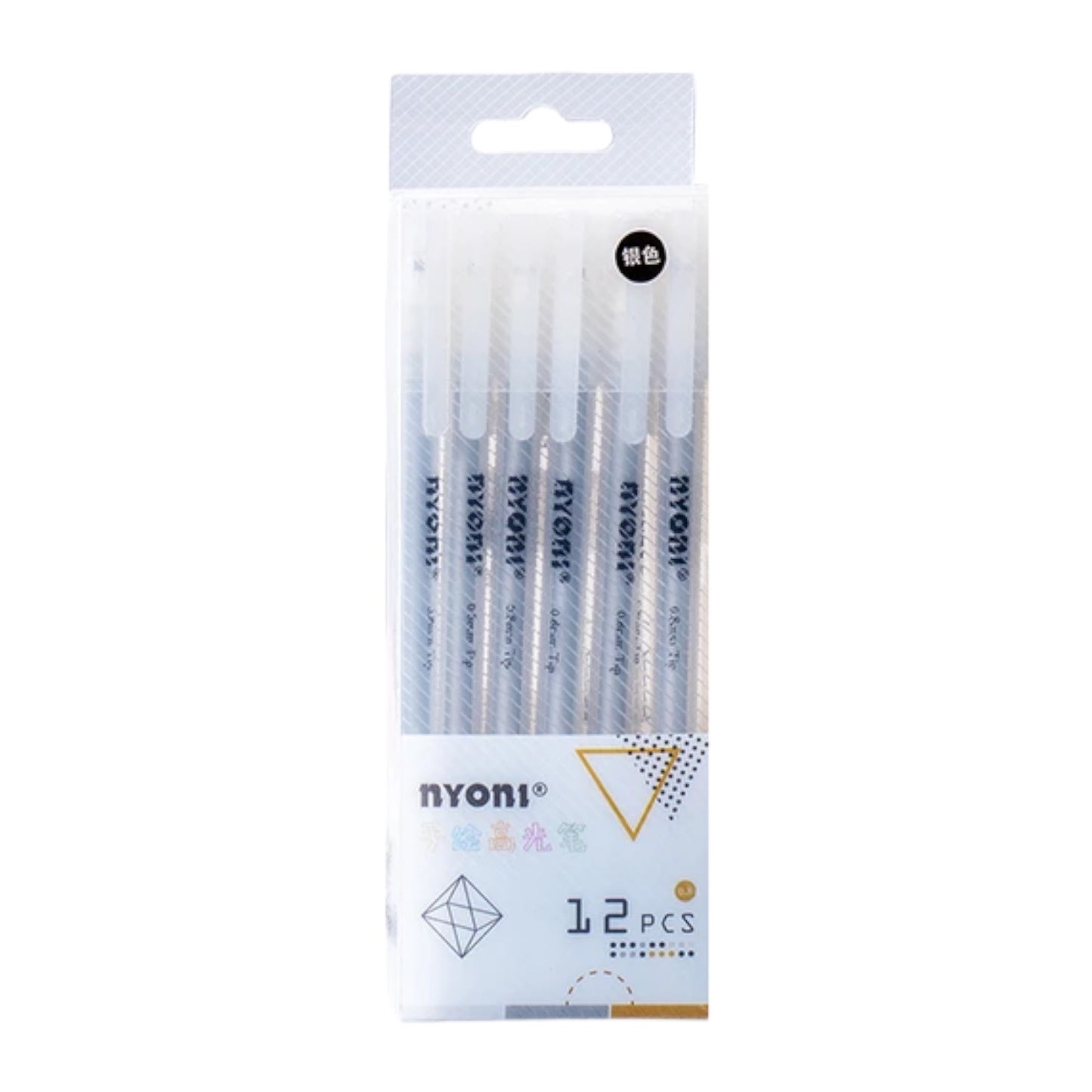 Hand-drawn Highlighter Pen Set N8209 Sliver