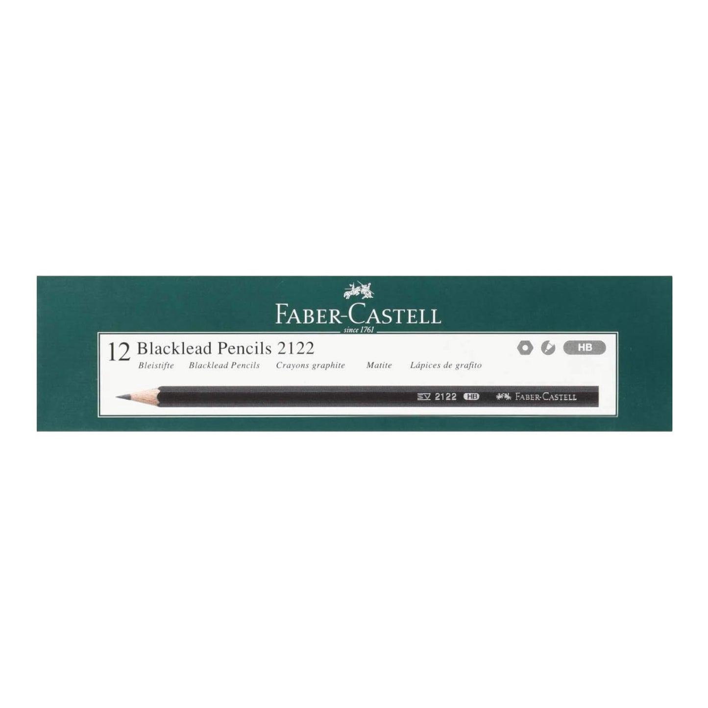 Faber-Castell HB 2122 Goldfaber Graphite Pencil - Black