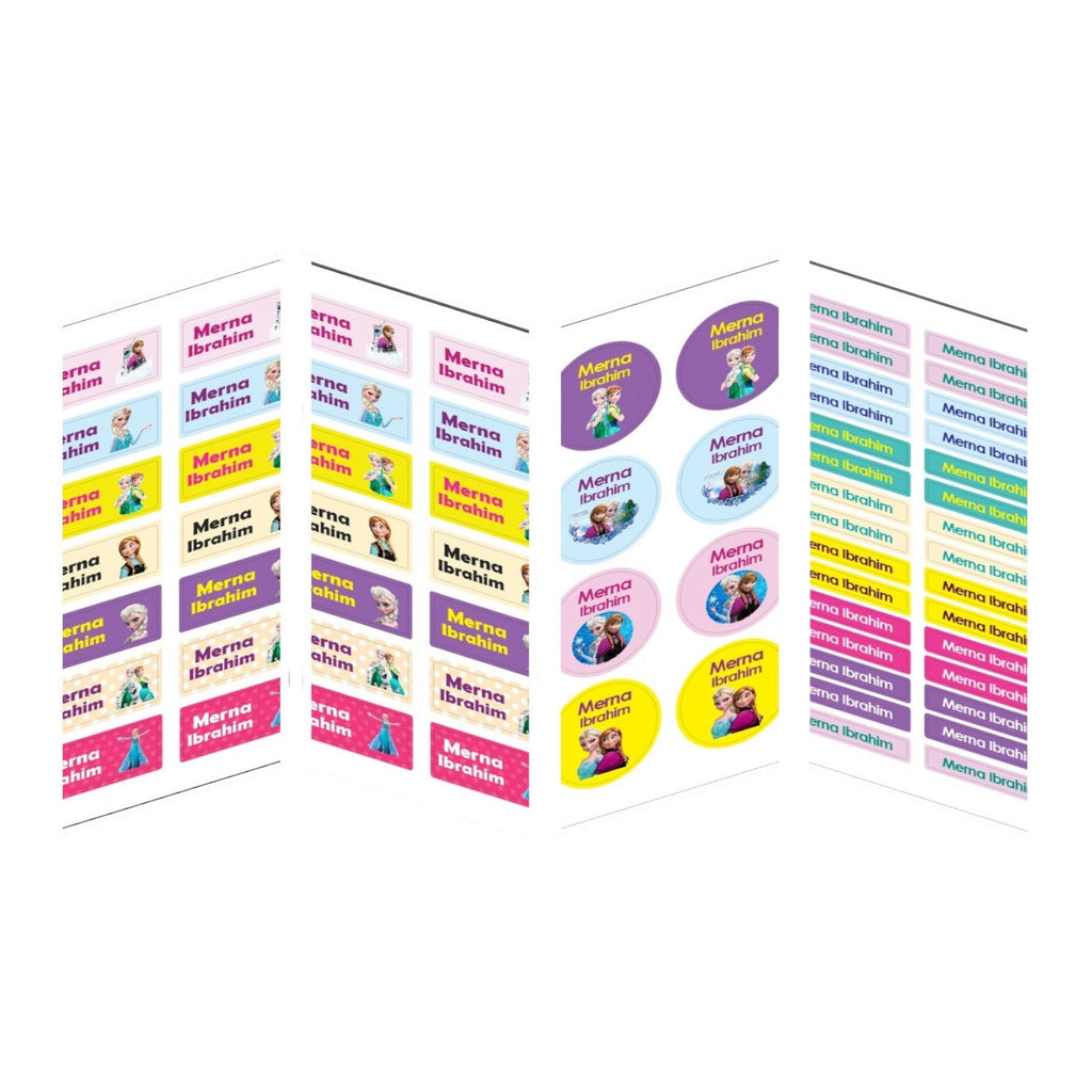 Elsa & Ema Name Tag Stickers