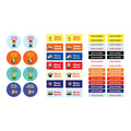 Minions Name Tag Stickers