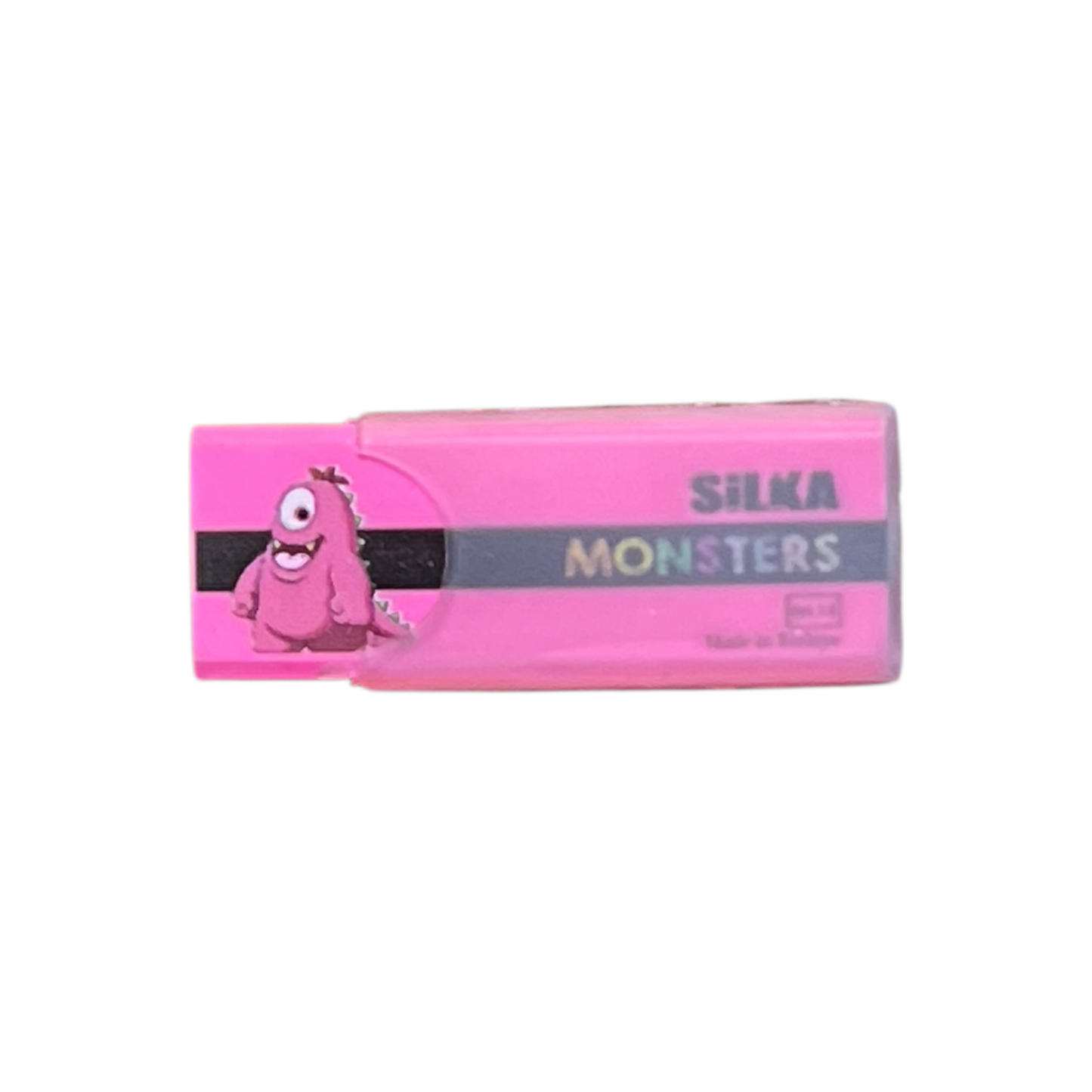 Silka ART 13 monster neon eraser – Set of 20 pieces/large – 4 colors -with case