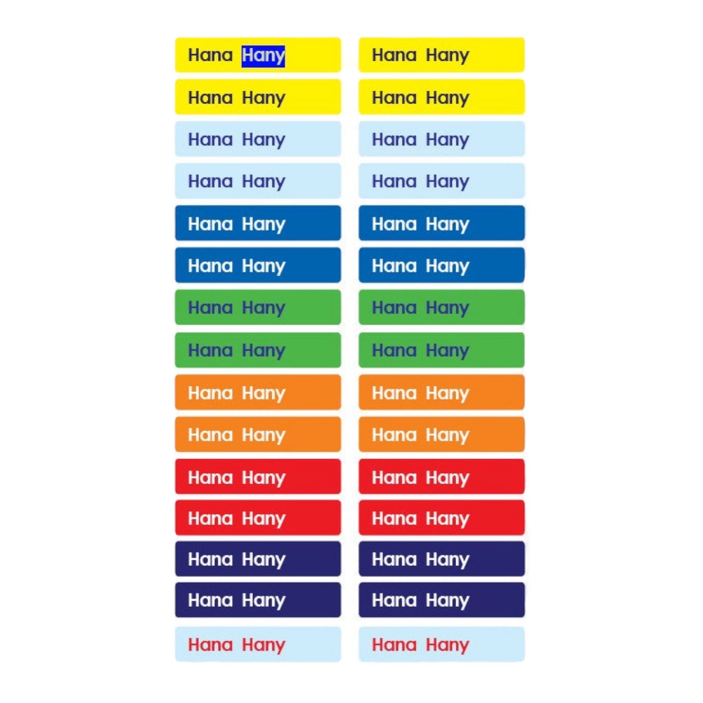 Butterflies Name Tag