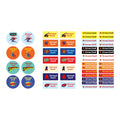 Superman Name Tag Stickers