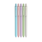 D.O.M.S Inxklick 0.7mm Click Ballpoint Pens Soft Blue Ink