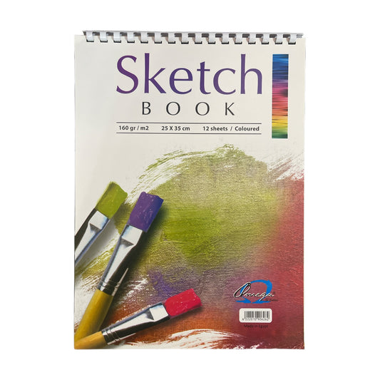 Art Sketchbook 25x35, 12 Sheets Multicolor - 160 Gm