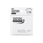 Transparent Sticky Notes Waterproof Self Adhesive 76 x 76 mm