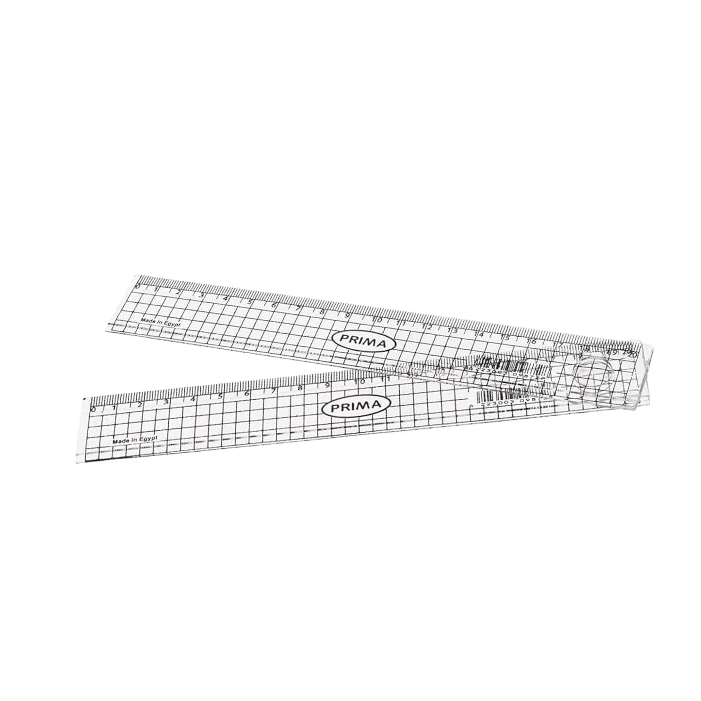 Prima Set of 2 Rulers 20 cm - Clear