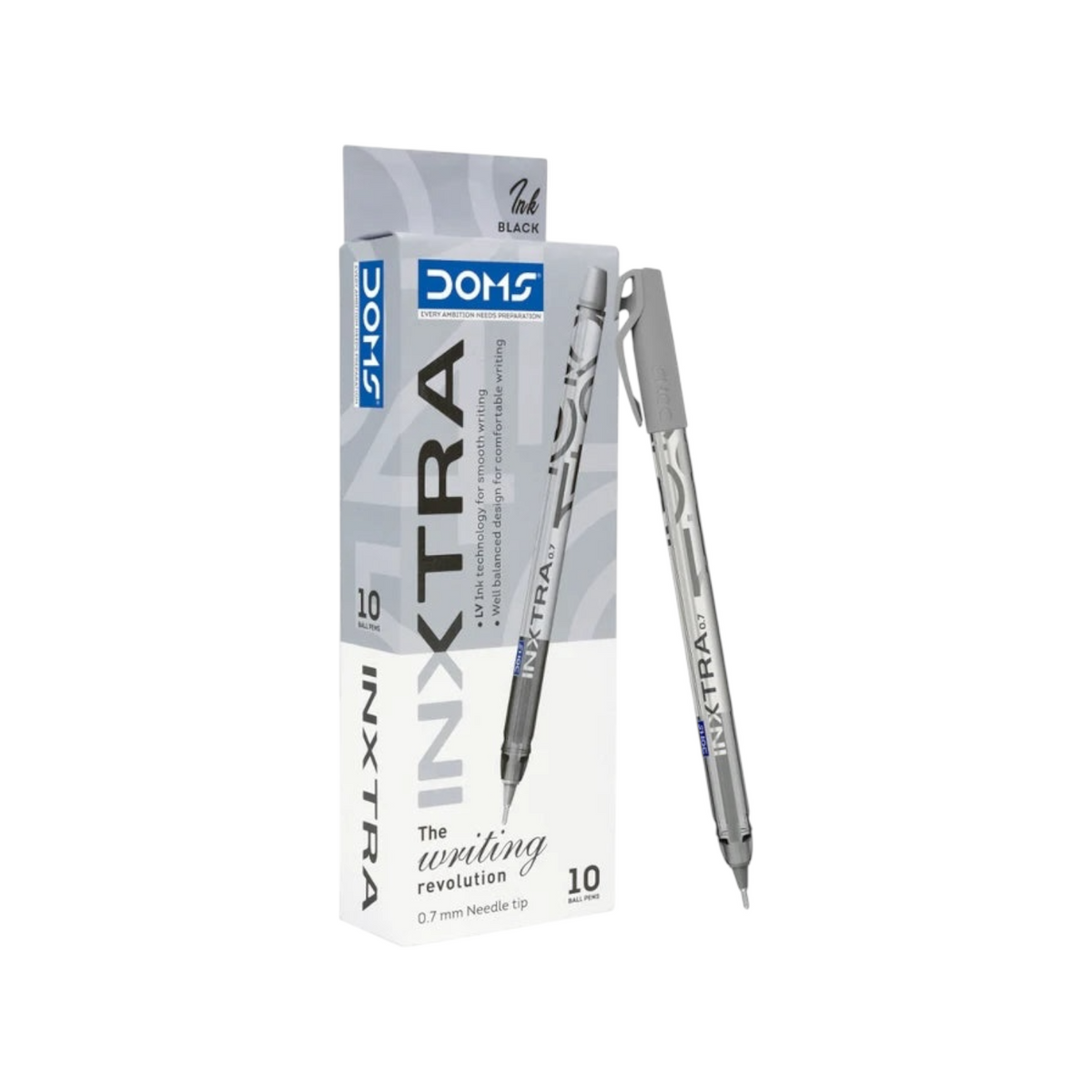 Doms Inxtra Ball Pen 0.7 mm - 10 Pens