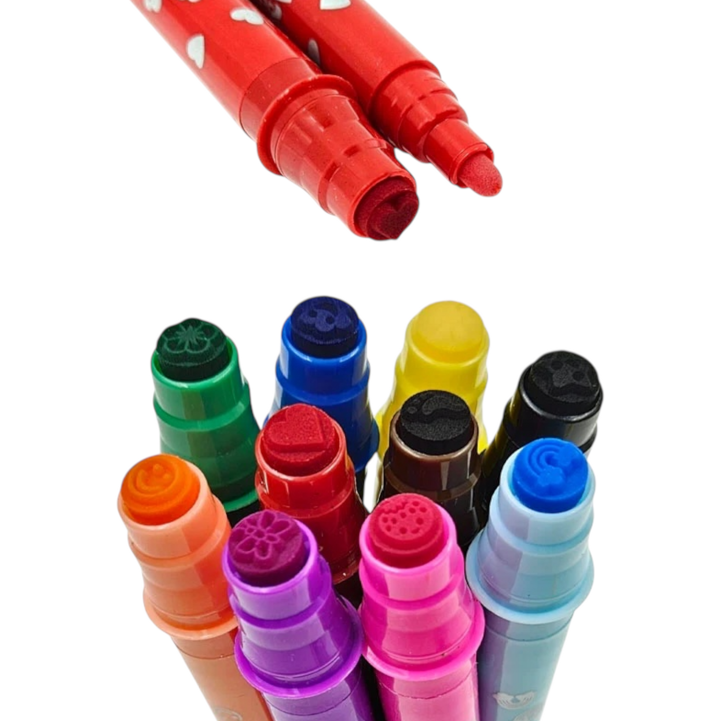 Macaron Scented Stamper And Markers X 10 Col + Sello