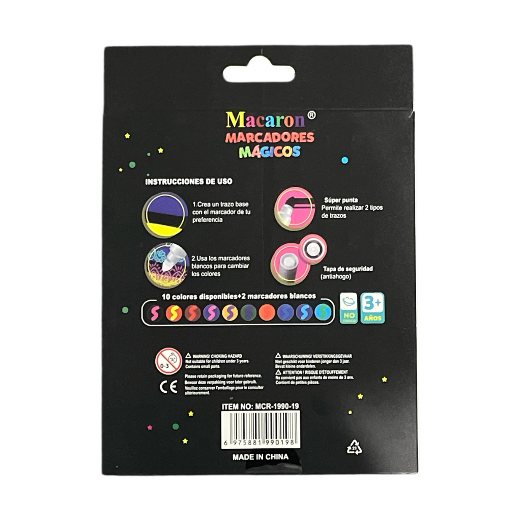 Marcador X 12 Col Magicos Macarron