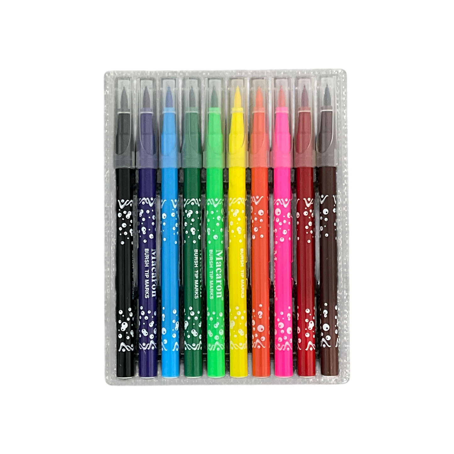 Marcador X 10 Col Brush Macarron