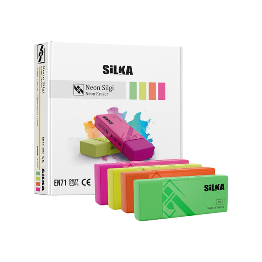 Silka 2 Neon Eraser - 4 Colors