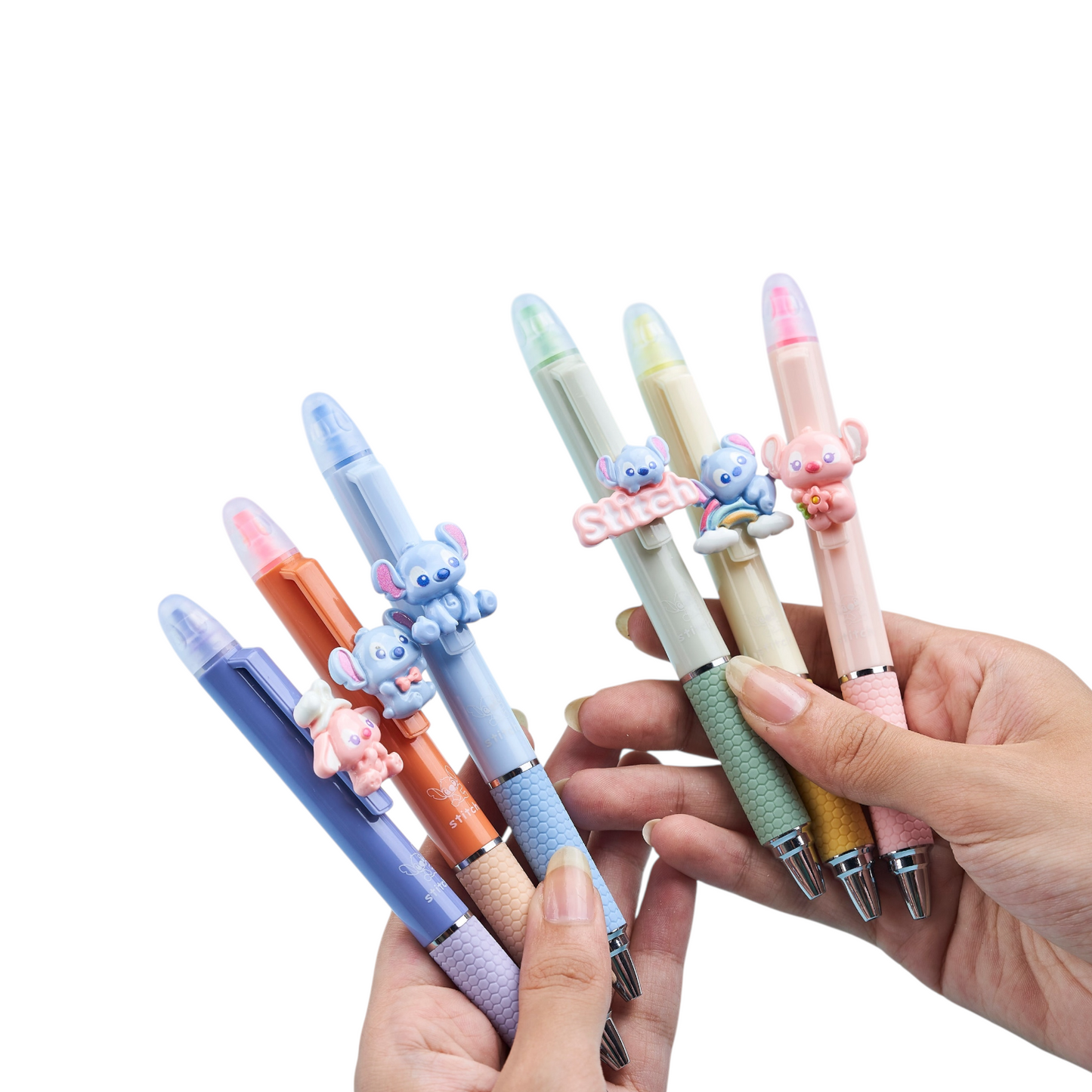 Gel Pen 1 mm With Highlighter Multicolor – Stitch