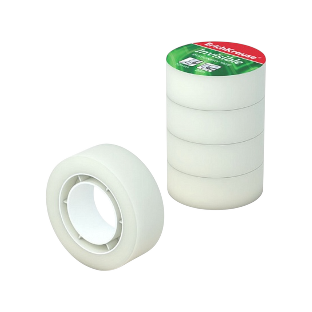 Elite Stationery House Erich Krause invisible transparent office tape rolls for school and home use