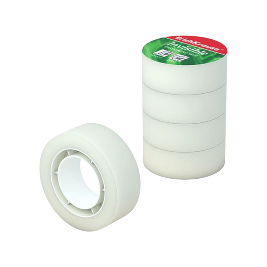 Elite Stationery House Erich Krause invisible transparent office tape rolls for school and home use