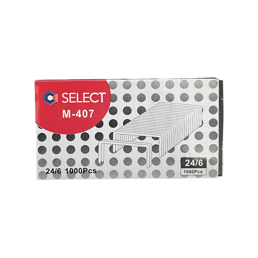 Select M-407 Staples 24/6 - 1000 Pieces