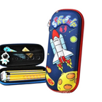 Rocket Ship Pencil Case With 3D