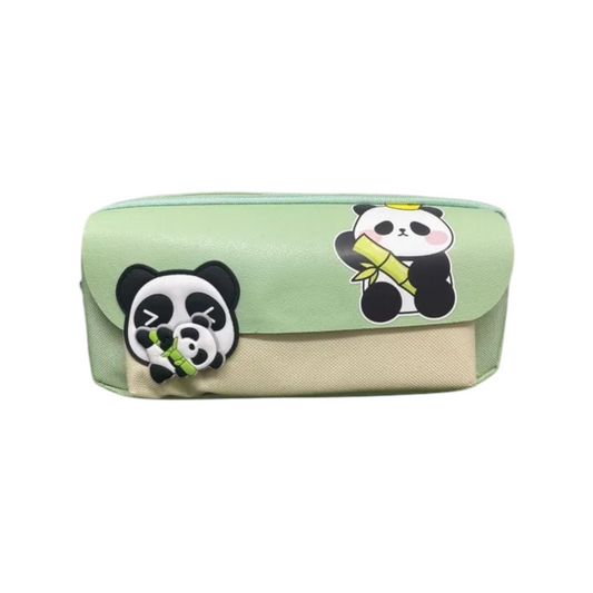 Cute Panda Face Pencil Pouch