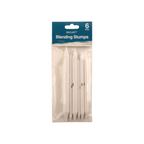 Sinoart Blending Stumps and Tortillions for Sketching Set 6 Pieces Sizes 1–6 - Model T026