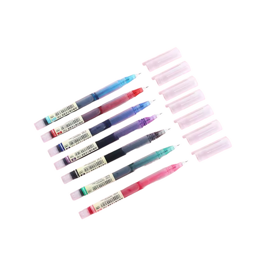 0.5mm Ink Straight Liquid Gel Pen Colorful Liquid Roller Pen