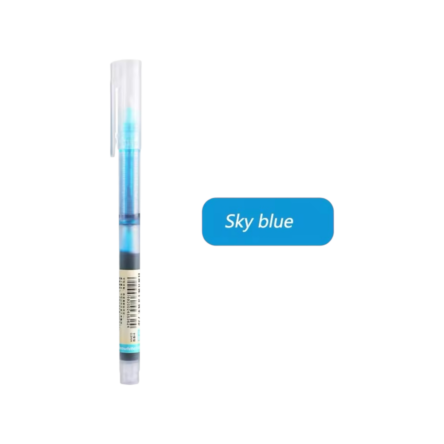 0.5mm Ink Straight Liquid Gel Pen Colorful Liquid Roller Pen