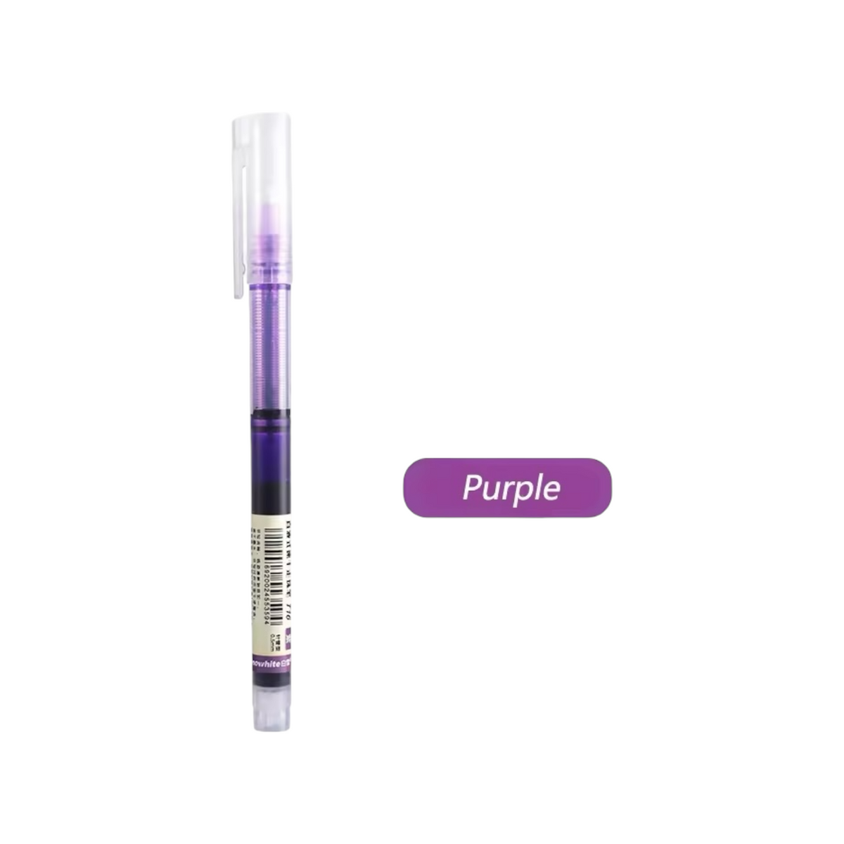 0.5mm Ink Straight Liquid Gel Pen Colorful Liquid Roller Pen