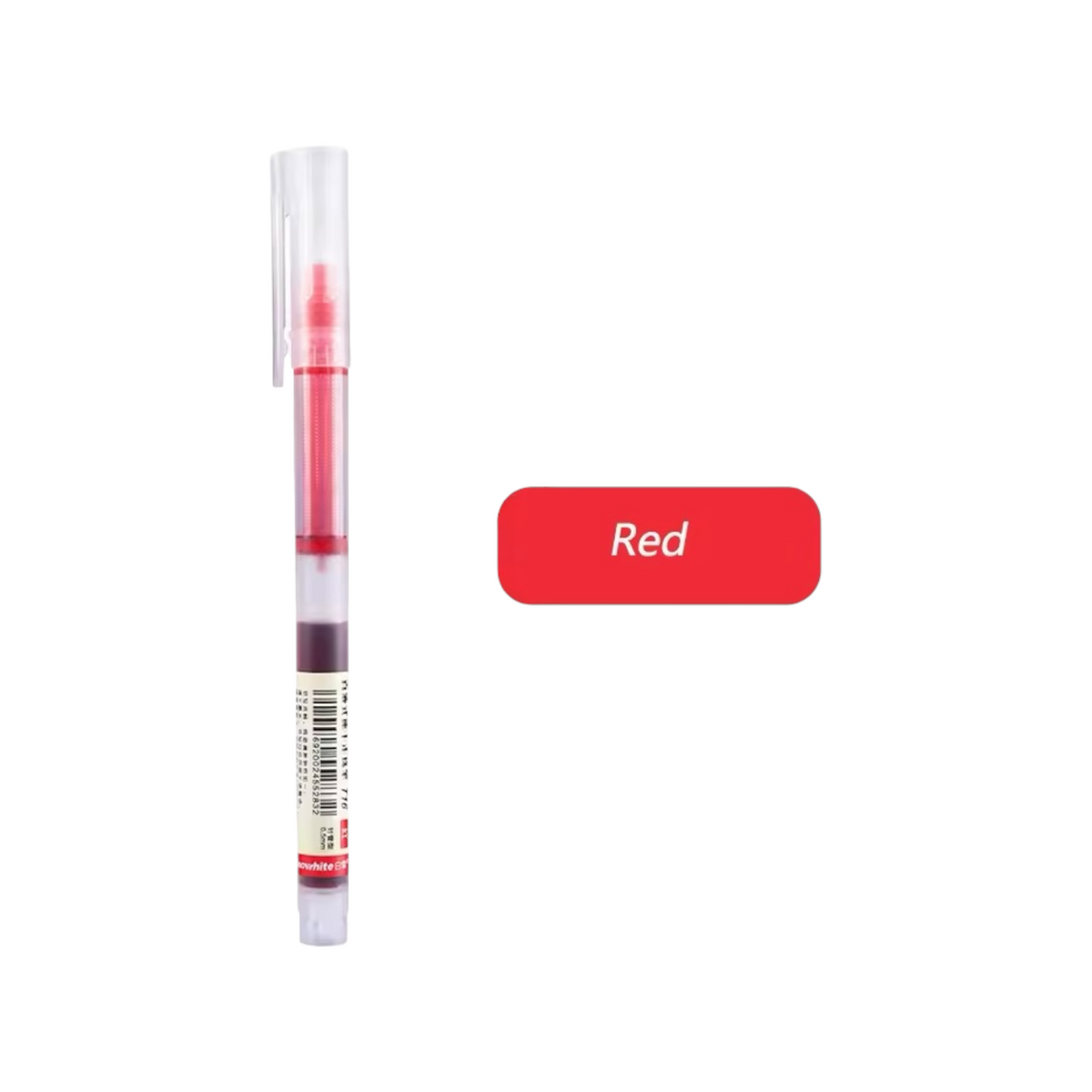 0.5mm Ink Straight Liquid Gel Pen Colorful Liquid Roller Pen