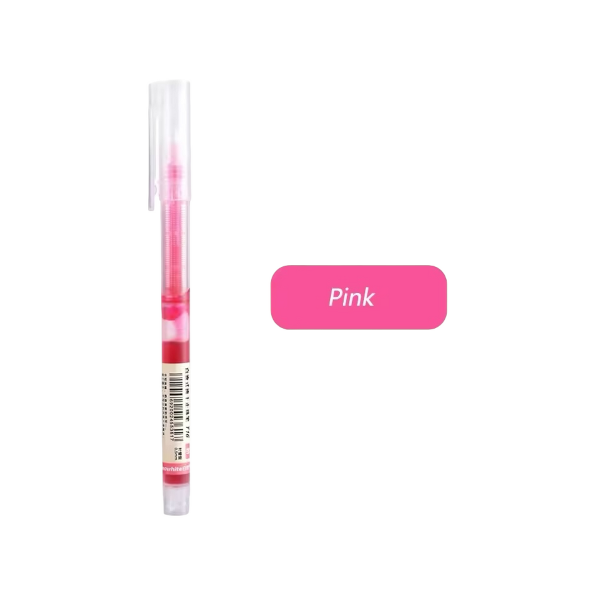 0.5mm Ink Straight Liquid Gel Pen Colorful Liquid Roller Pen