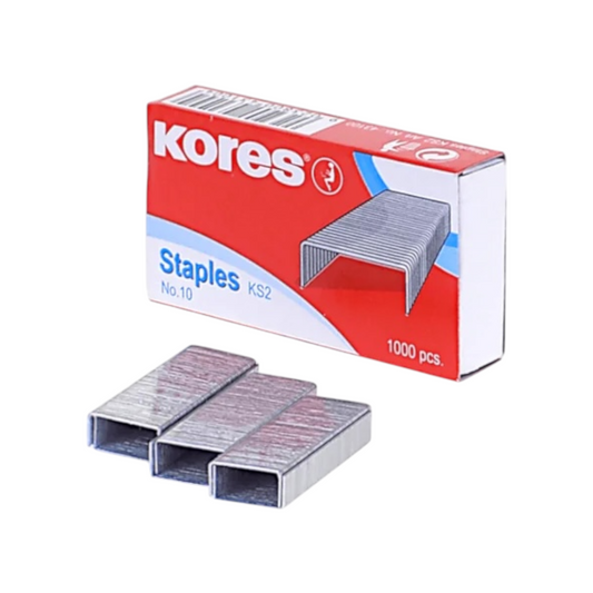Kores White Stapler Pin Original, Red Box Size 6/24 Model 43101