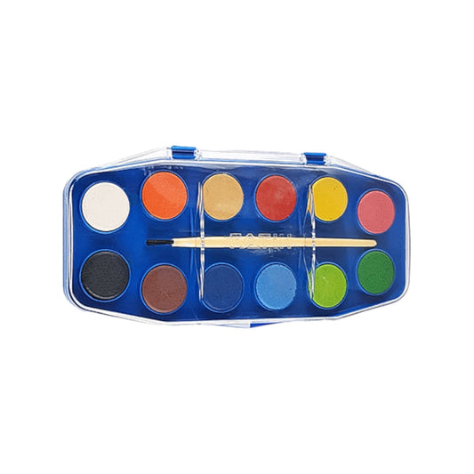 Fatih F901 Water Color With Brush – 12 Colors Blue