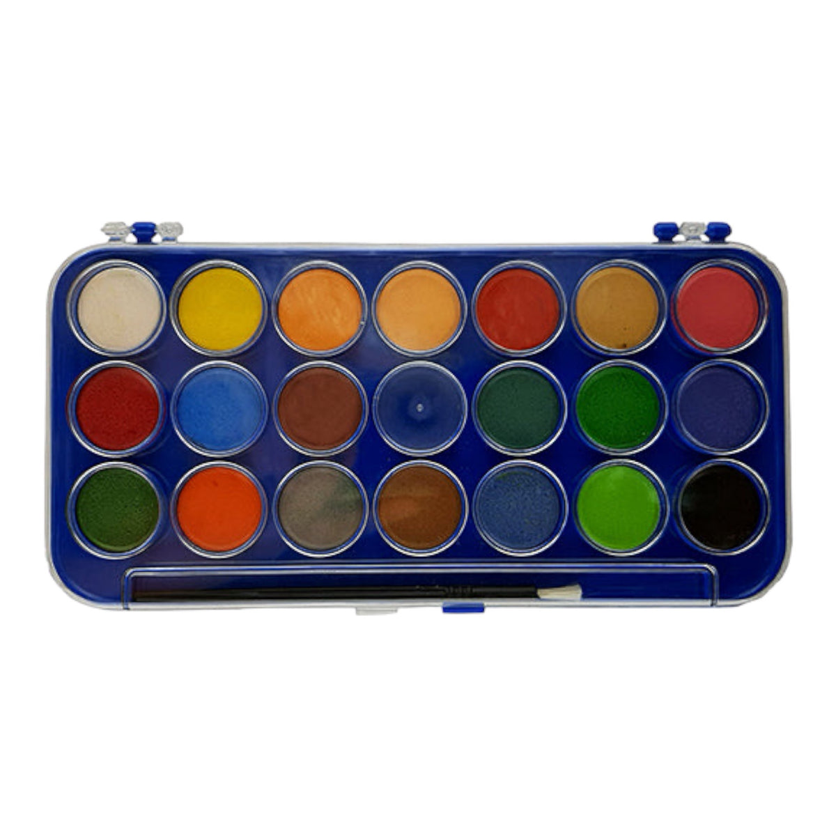 Fatih F907 Water Color With Brush – 21 Colors – (30 Mm Tablet)