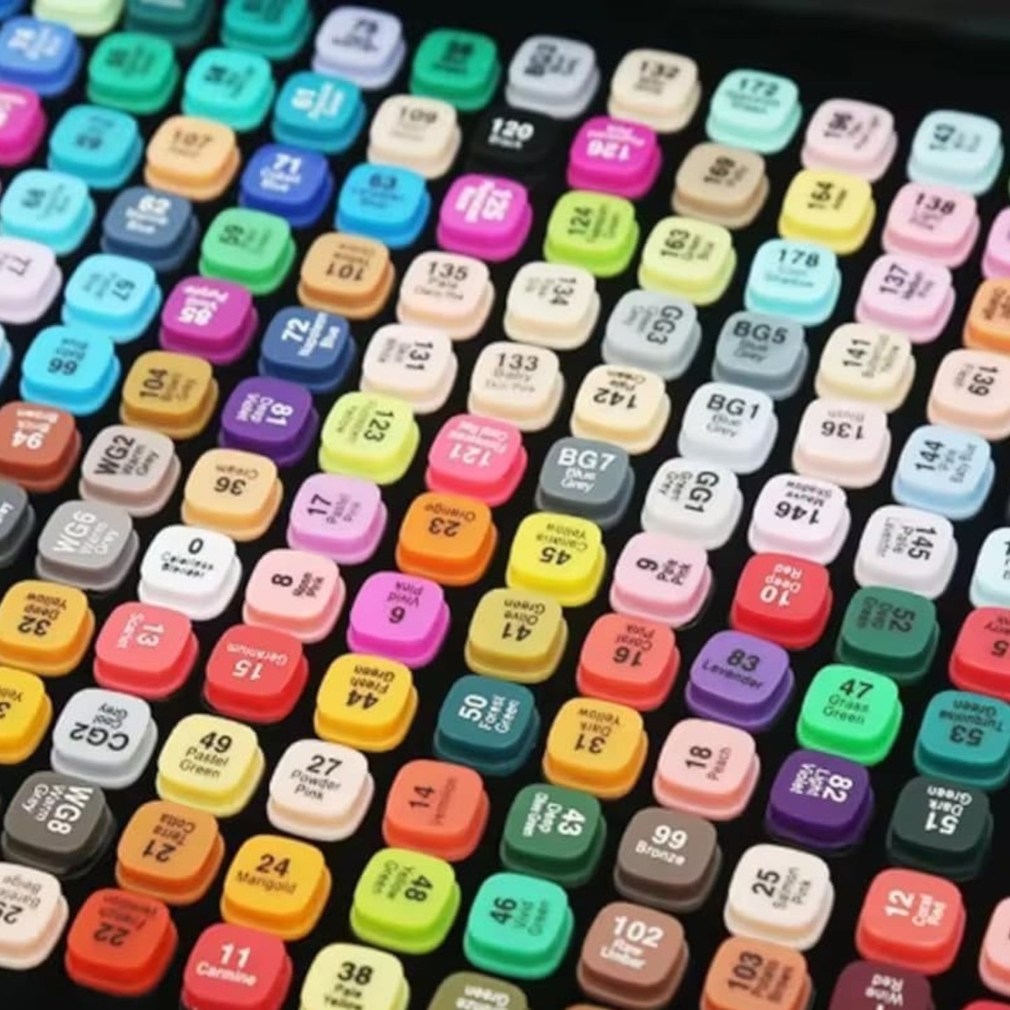 Markers Brush Dual Tip Brush & Chisel Tip Art Marker