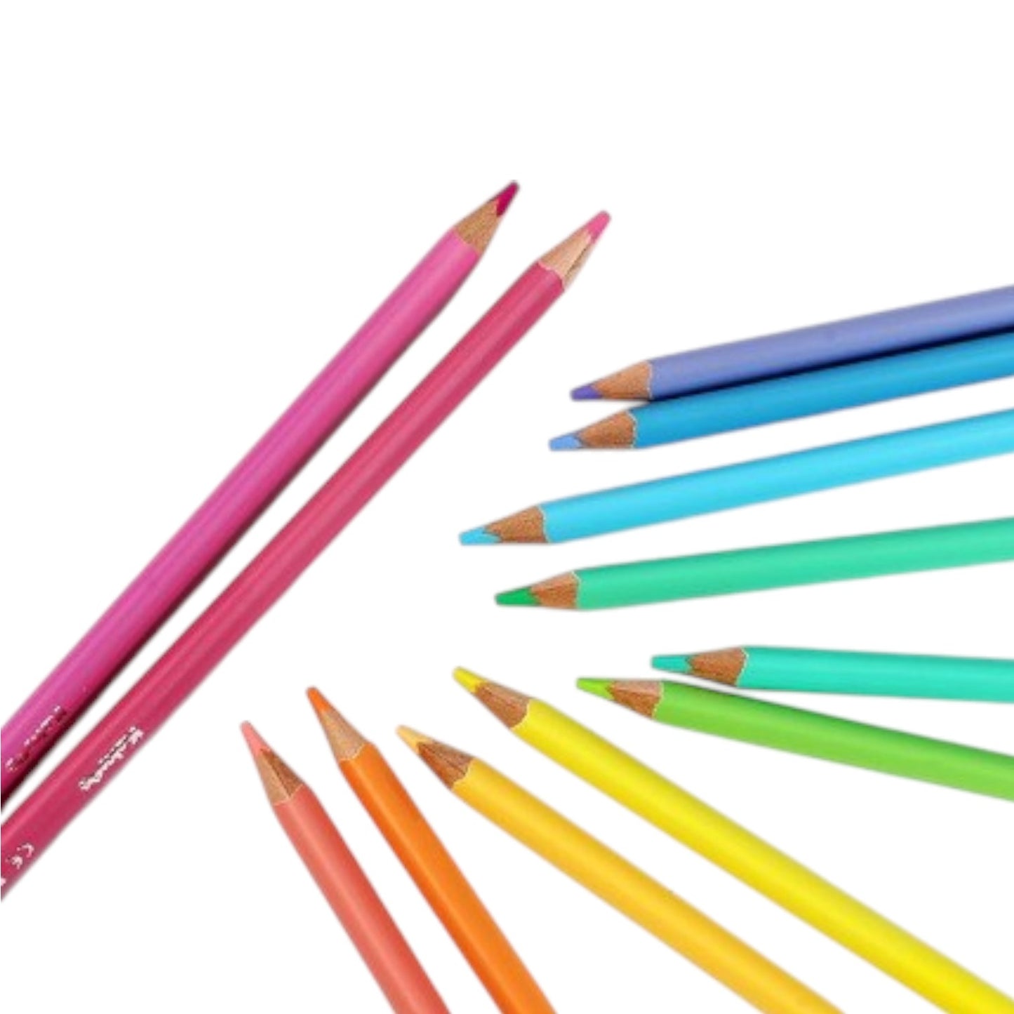 Kores  Wooden pencils, 12 pieces, Pastel