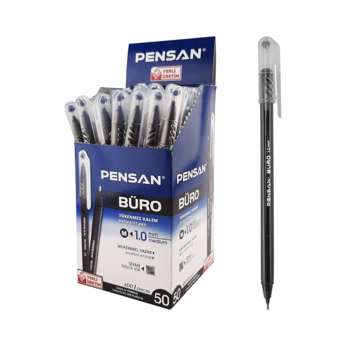 Pensan 2270 BURO 1.0 mm Ballpoint Pen 1 Pen