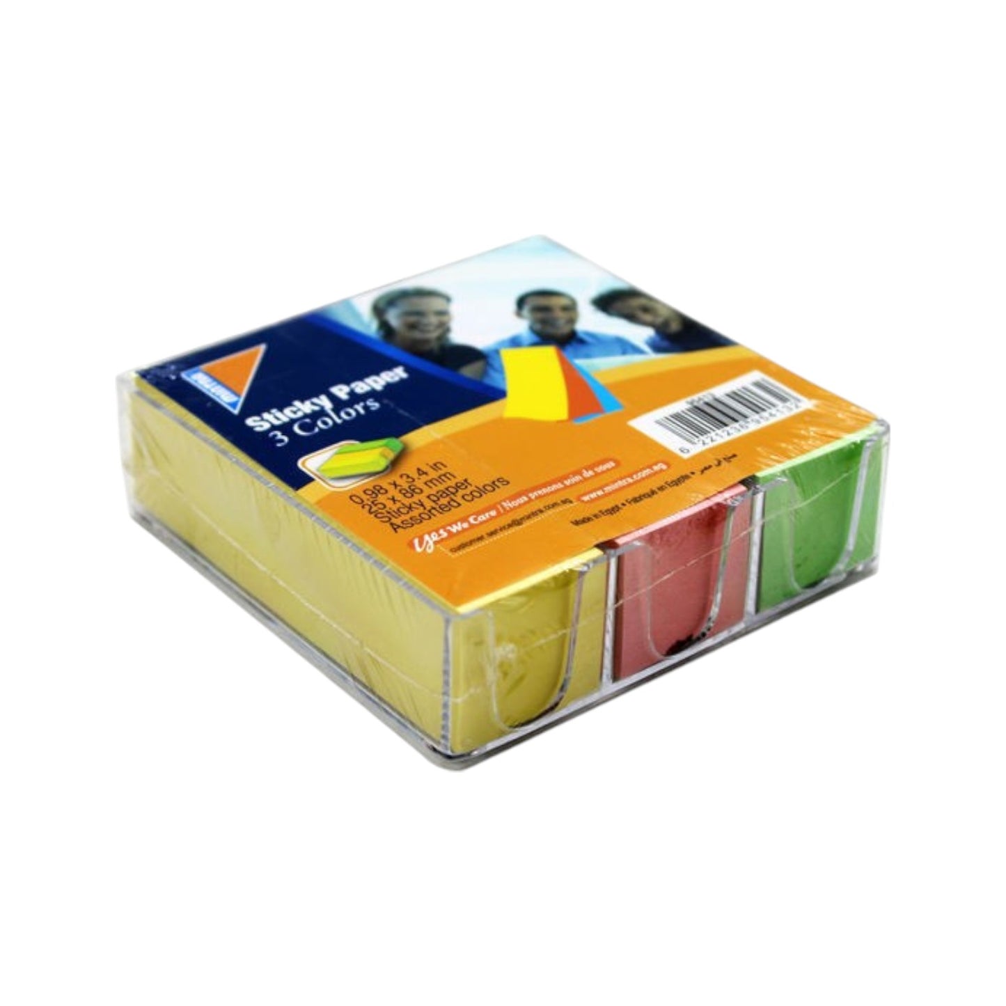 Office Notes Papers 216 Sheets 3 Colors 2.5*8.6 cm - Mintra