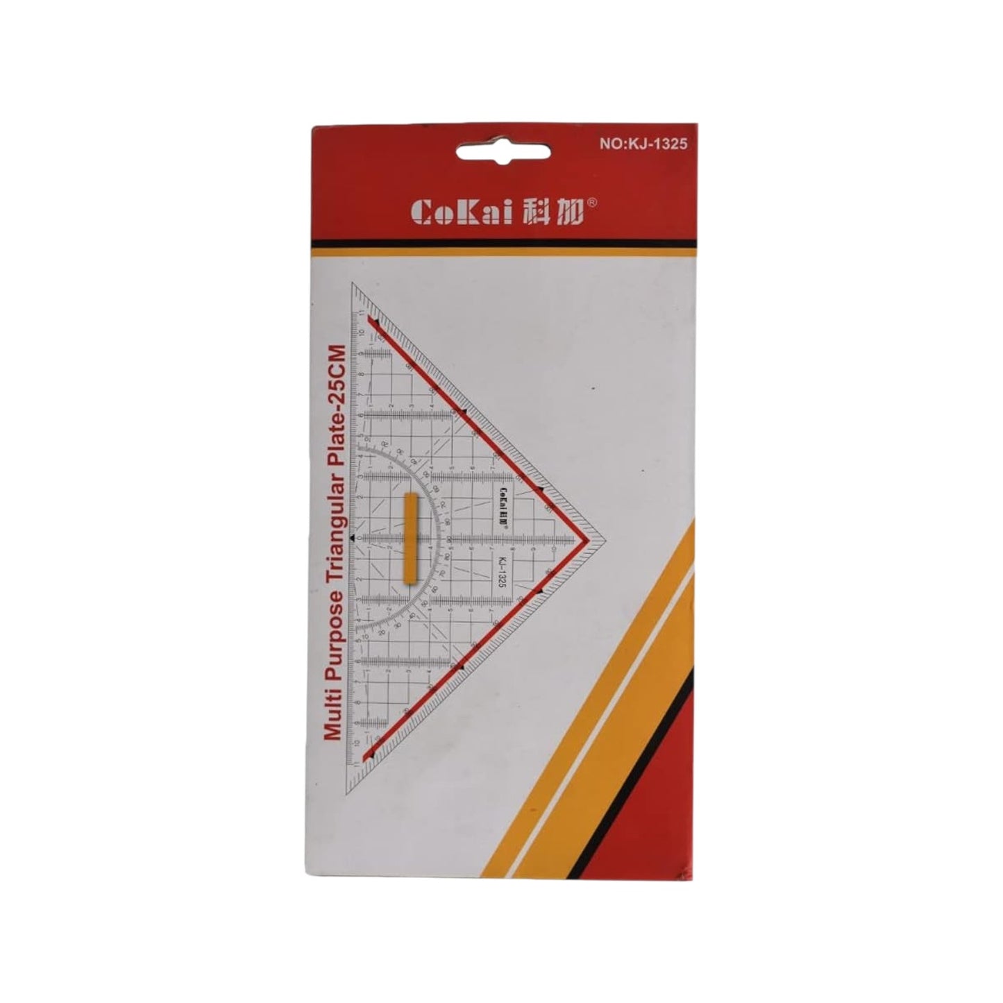 Cokai KJ-1325 Multi Purpose Triangular Plate-30cm - Clear