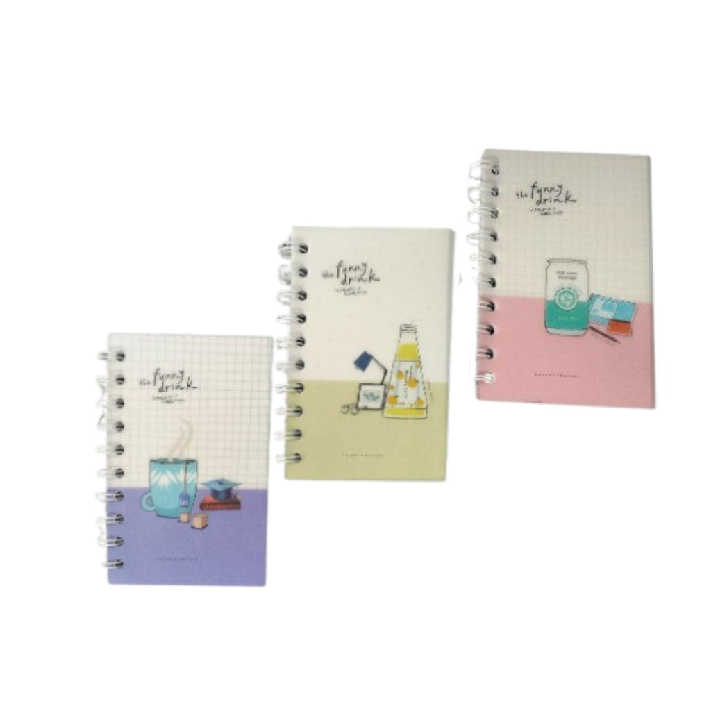 Mini Notebook Funny Drink