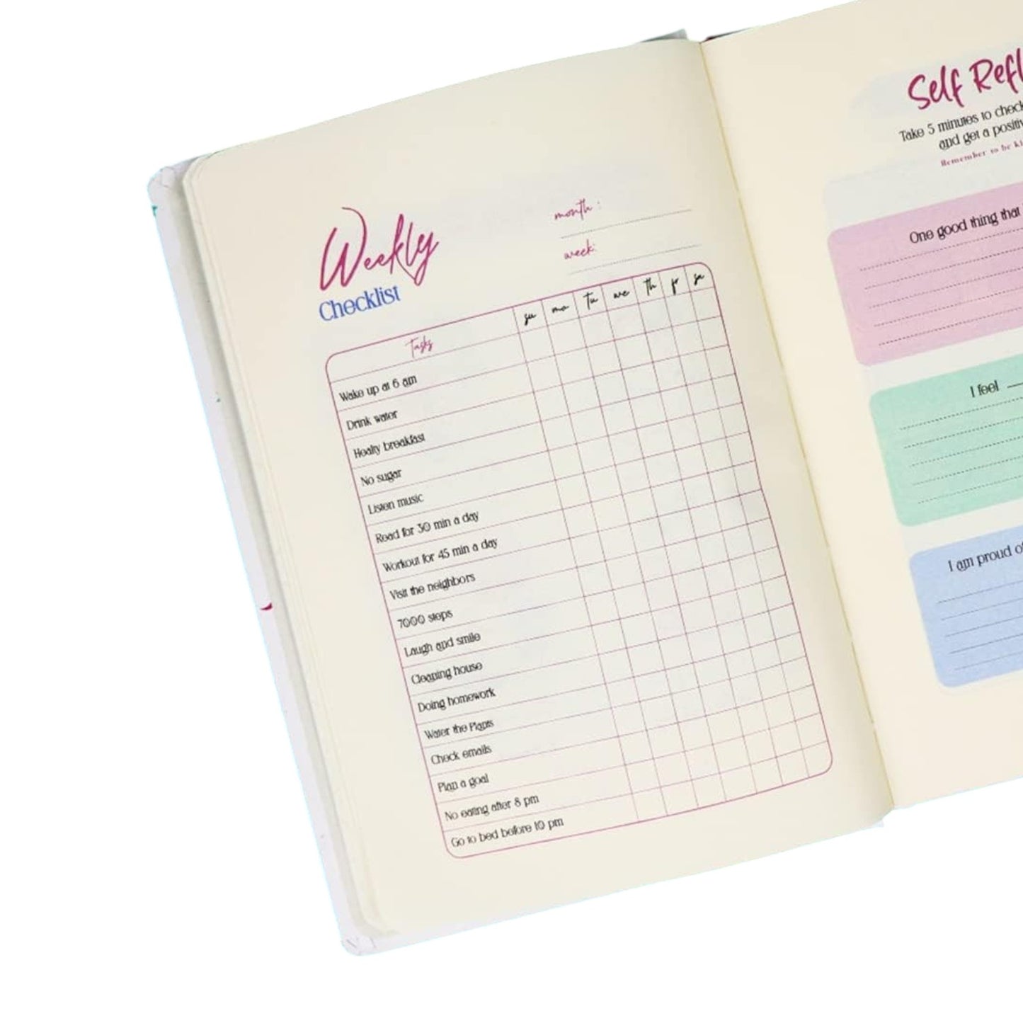 2B Journal Notebook A5 Lined Notebook With Hard Cover