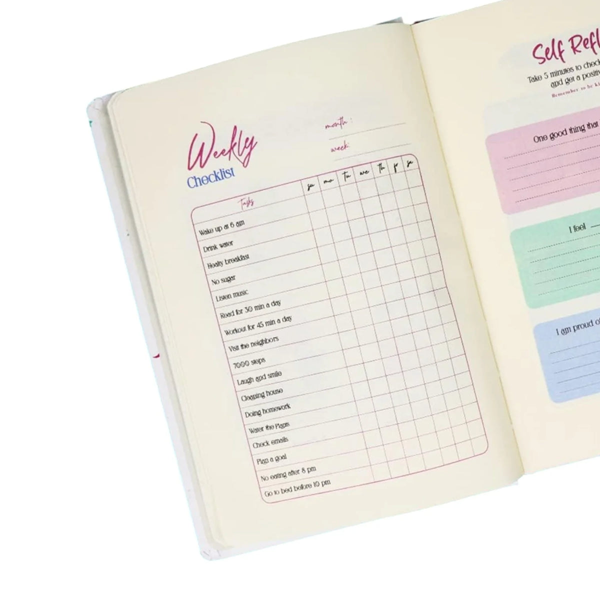 A5 Hardcover Notebook  2BE  (96 Sheets) + 2 Fatih Unicorn Pencils
