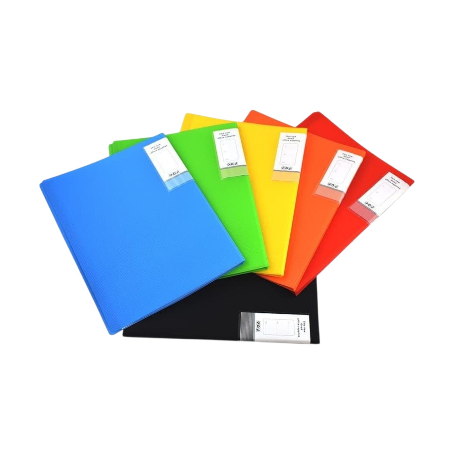 10 Pockets A4 Display Folder   with Sleeve (6 Color)
