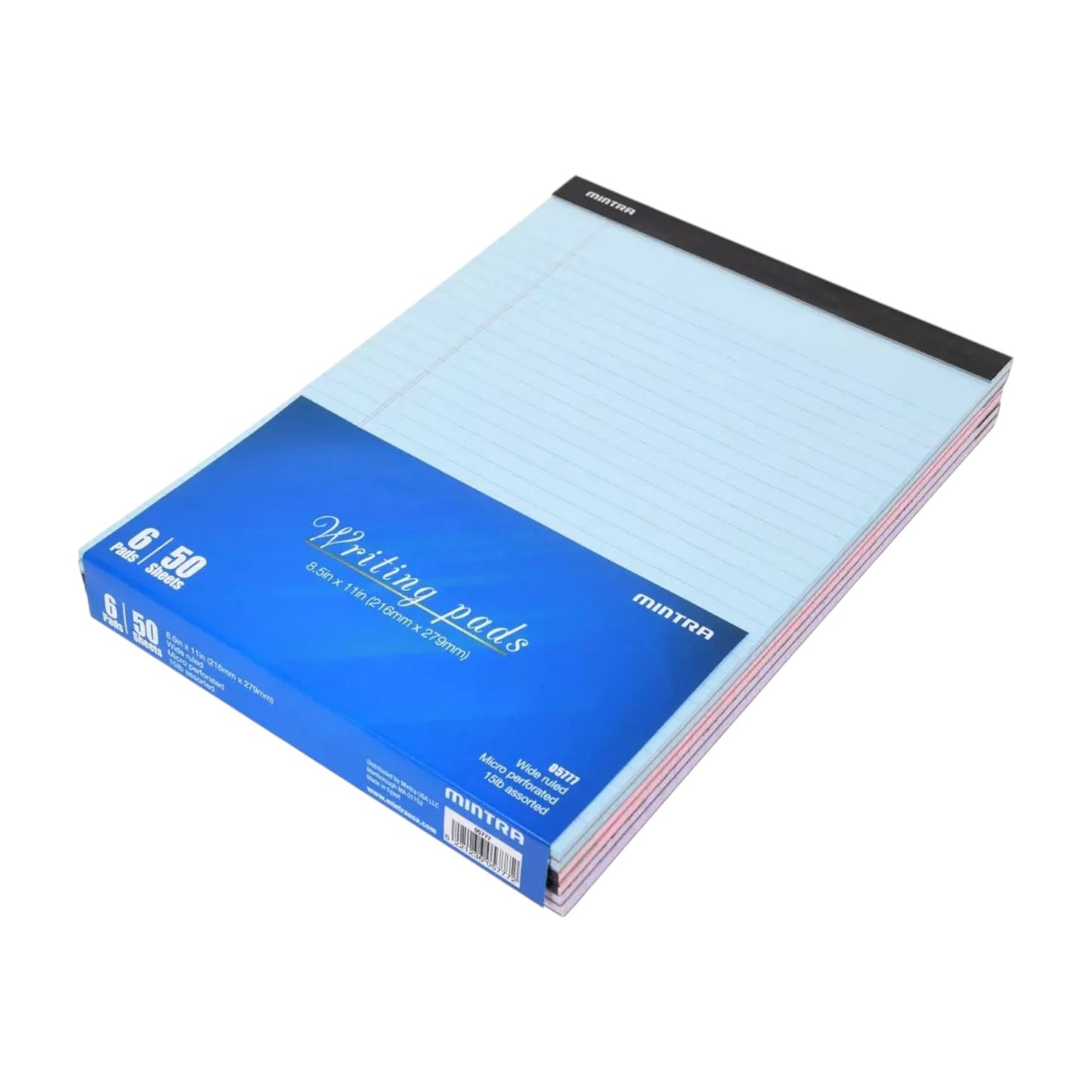 Notepad Pin 50 lined paper color A4  Mintra