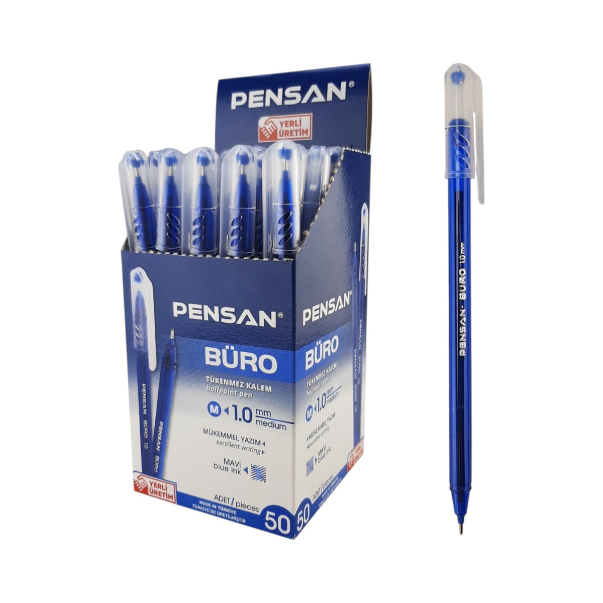 Pensan 2270 BURO 1.0 mm Ballpoint Pen 1 Pen