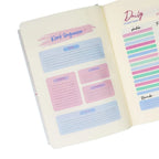 A5 Hardcover Notebook  2BE  (96 Sheets) + 2 Fatih Unicorn Pencils