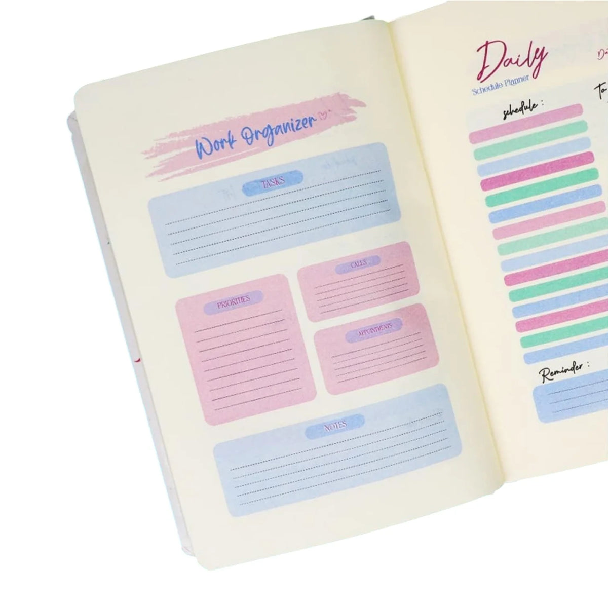 A5 Hardcover Notebook  2BE  (96 Sheets) + 2 Fatih Unicorn Pencils
