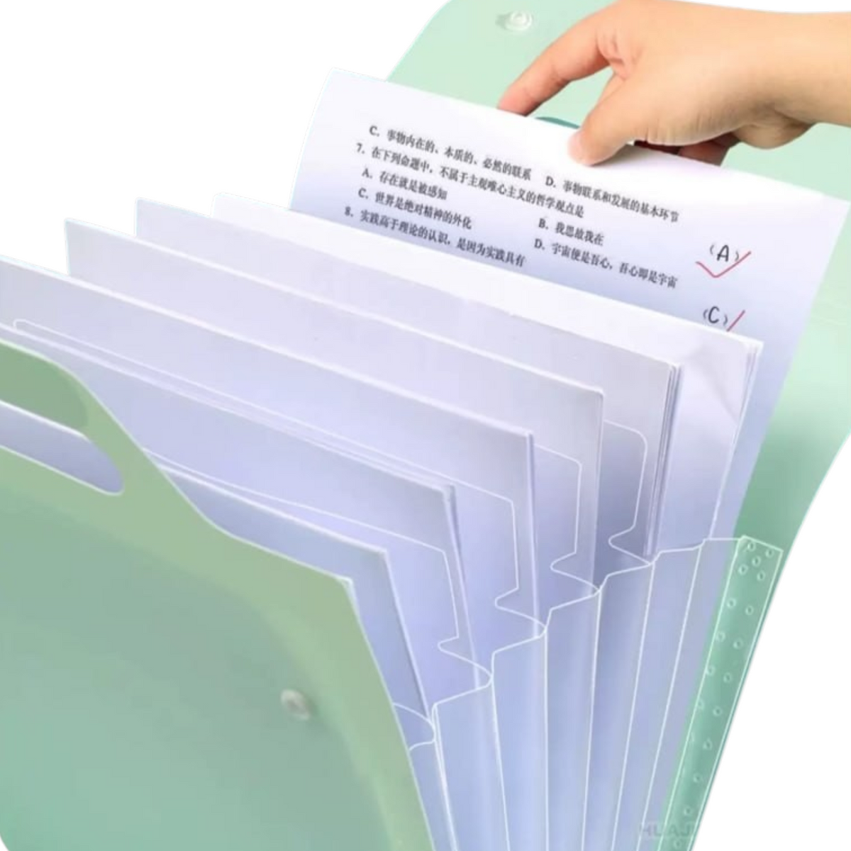 A4 Document Folder | 7 Pocket File Organizer