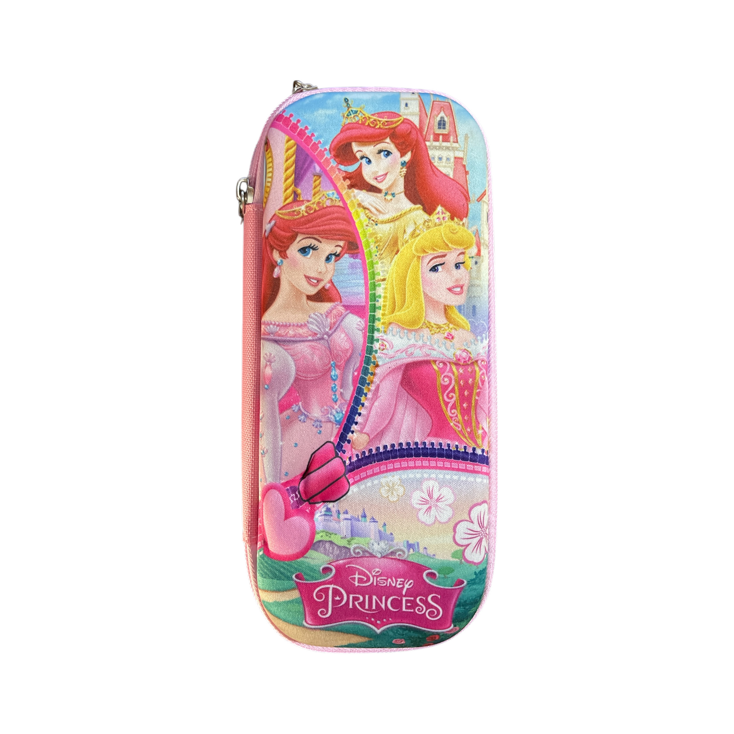 Disney Princess 3D Hard Shell Pencil Case – Pink