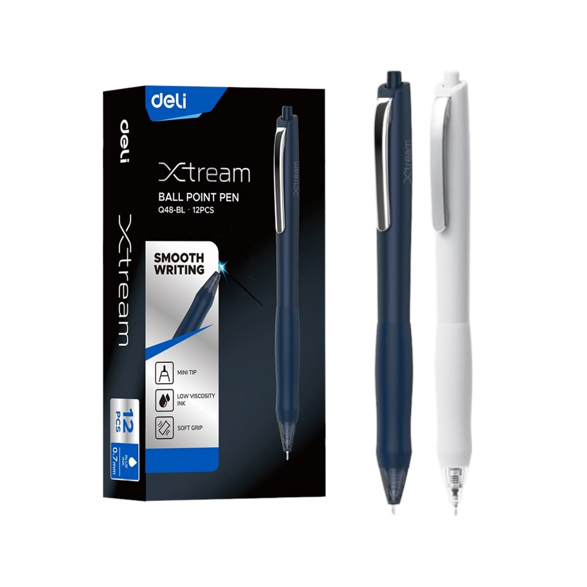 Deli Xtream Ball Point Pen (Q48-BL)
