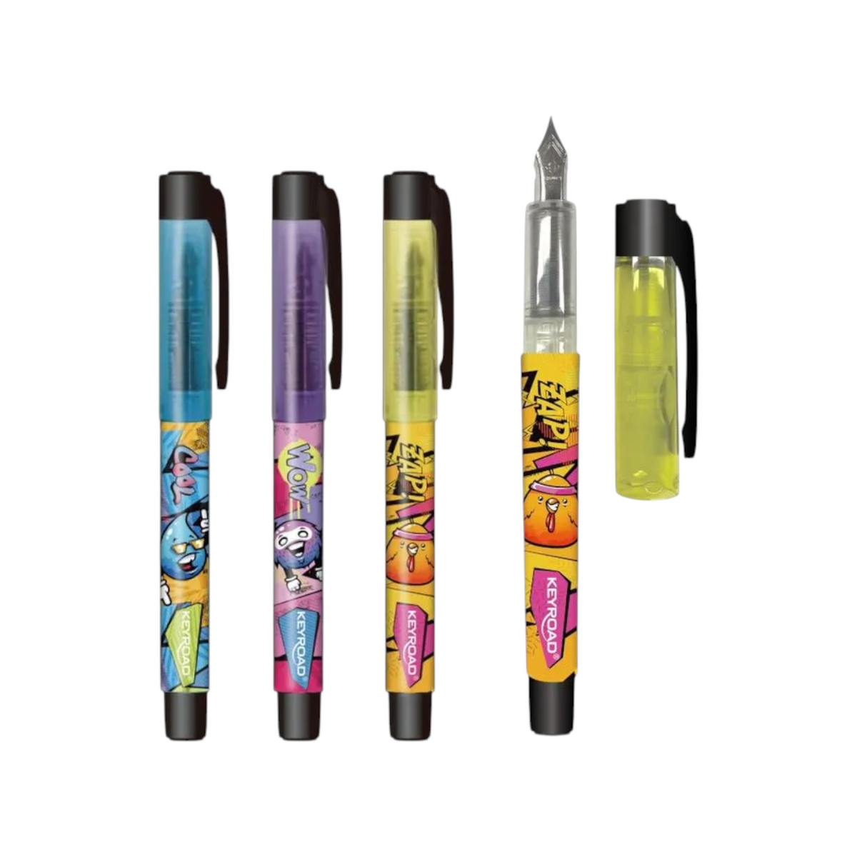 Blue Fountain Ink Pen 0.7 mm - Keyroad Model KR972827